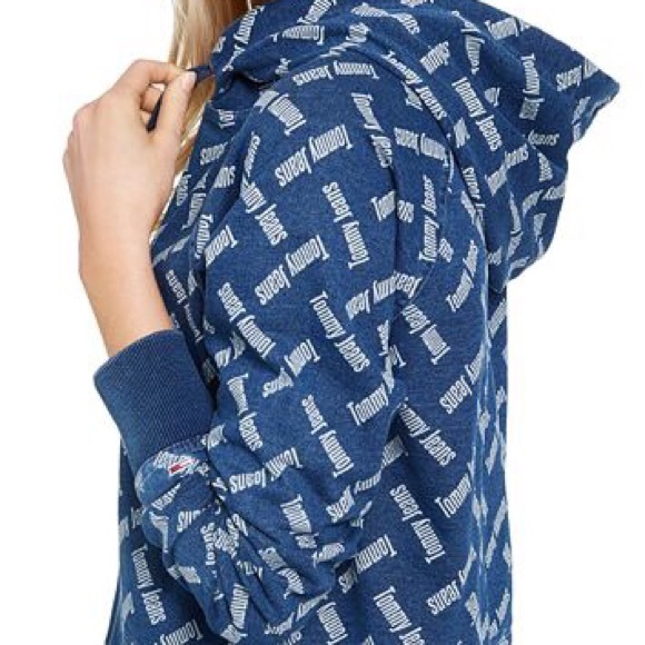 Tommy Jeans Logo-Print Hoodie Y2K - Picture 3 of 6